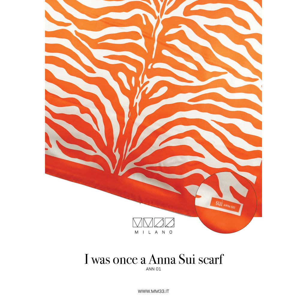 Carré On Medium Orange animalier