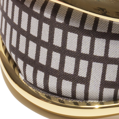 Bracelet jonc Moka à carreaux