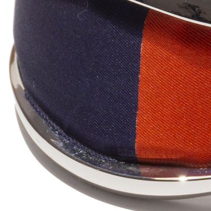 Bracelet jonc rouge et bleu