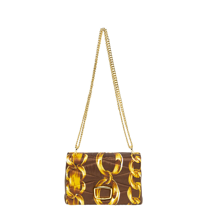 Carré On Mini Marrone e oro