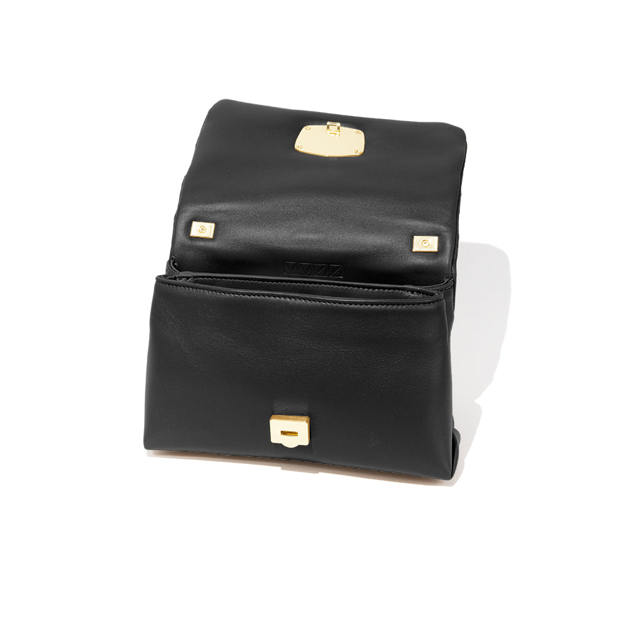 Carré On Mini Pelle Nera