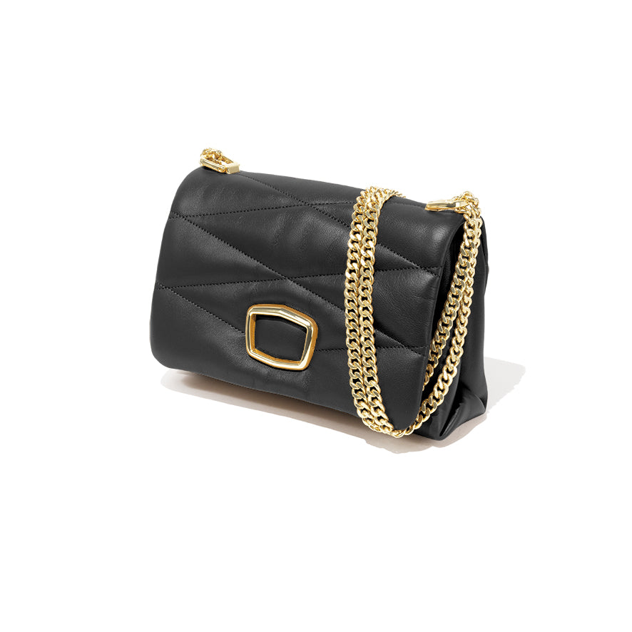 Carré On Mini Pelle Nera