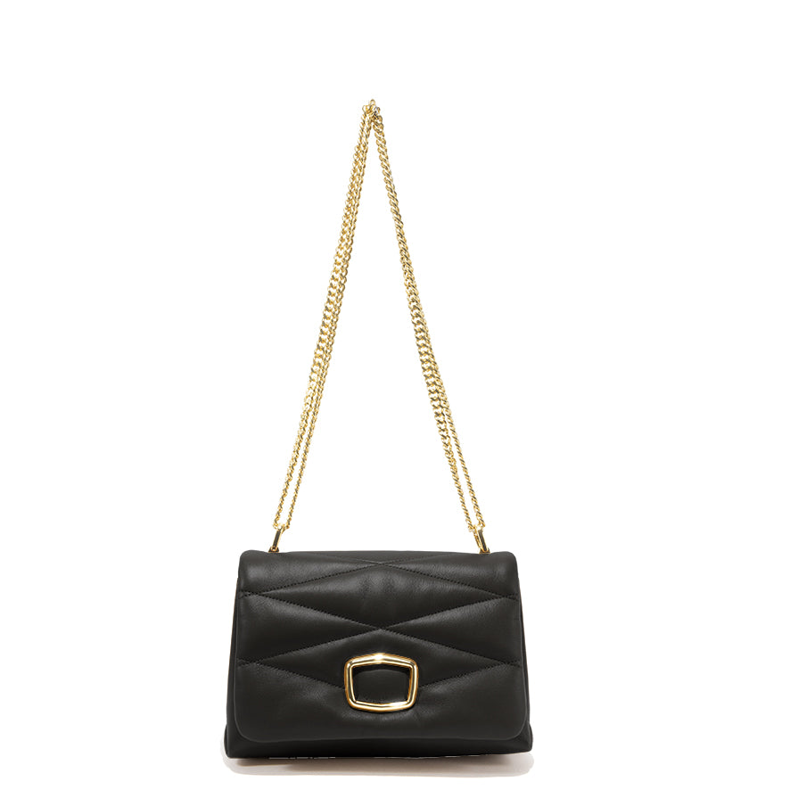 Carré On Mini Pelle Nera