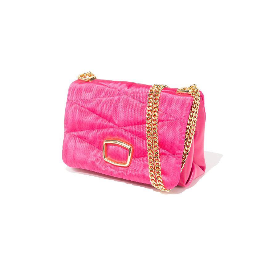 Carré On Mini Moiré fuchsia