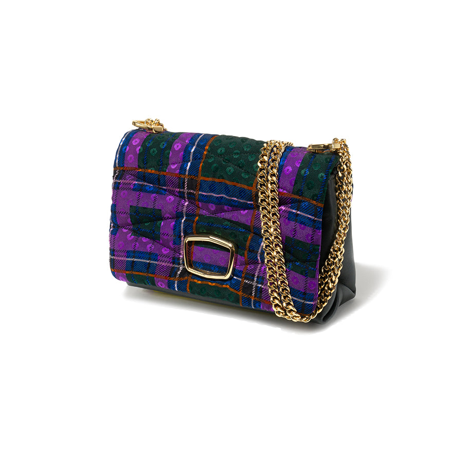 Carré On Mini Tartan autunnale