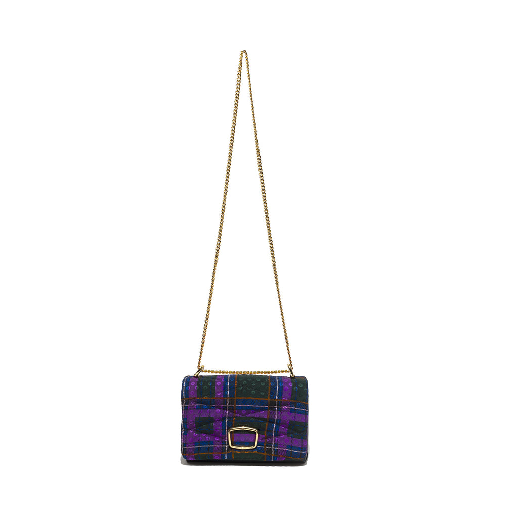 Carré On Mini Tartan autunnale