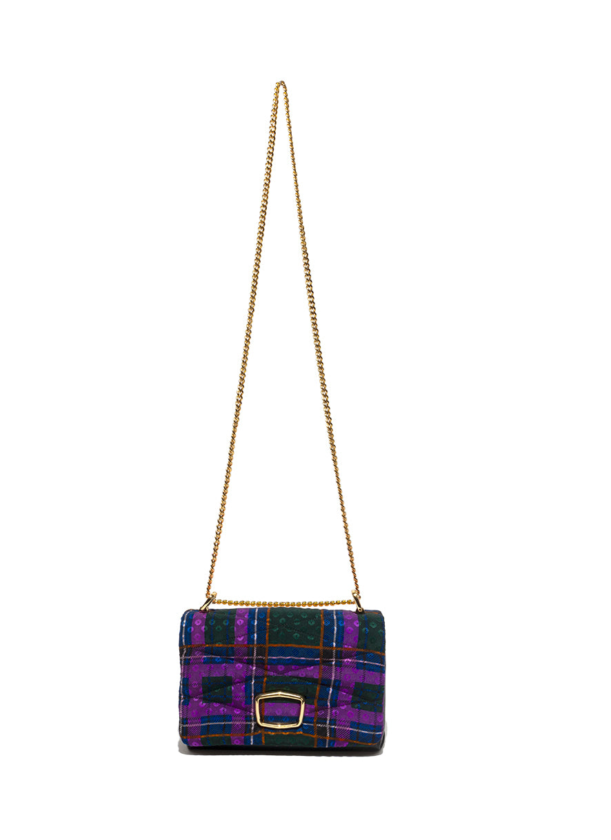 Carré On Mini Tartan autunnale