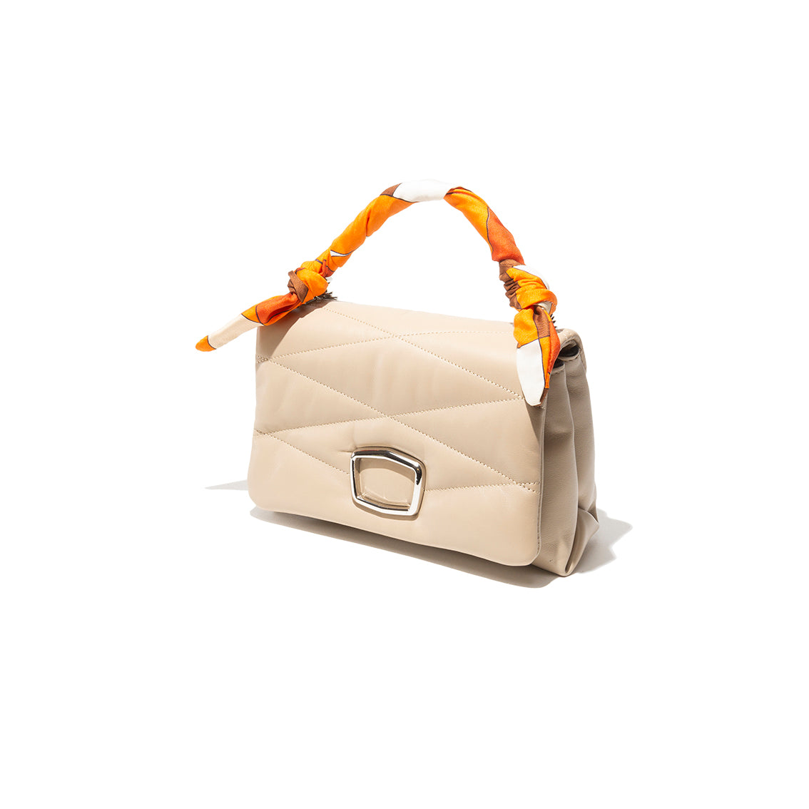 Carré On Mini Pelle Beige