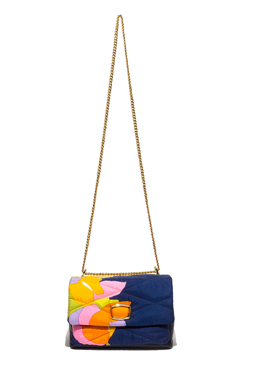 Carré On Medium Fiori Rosa e arancio