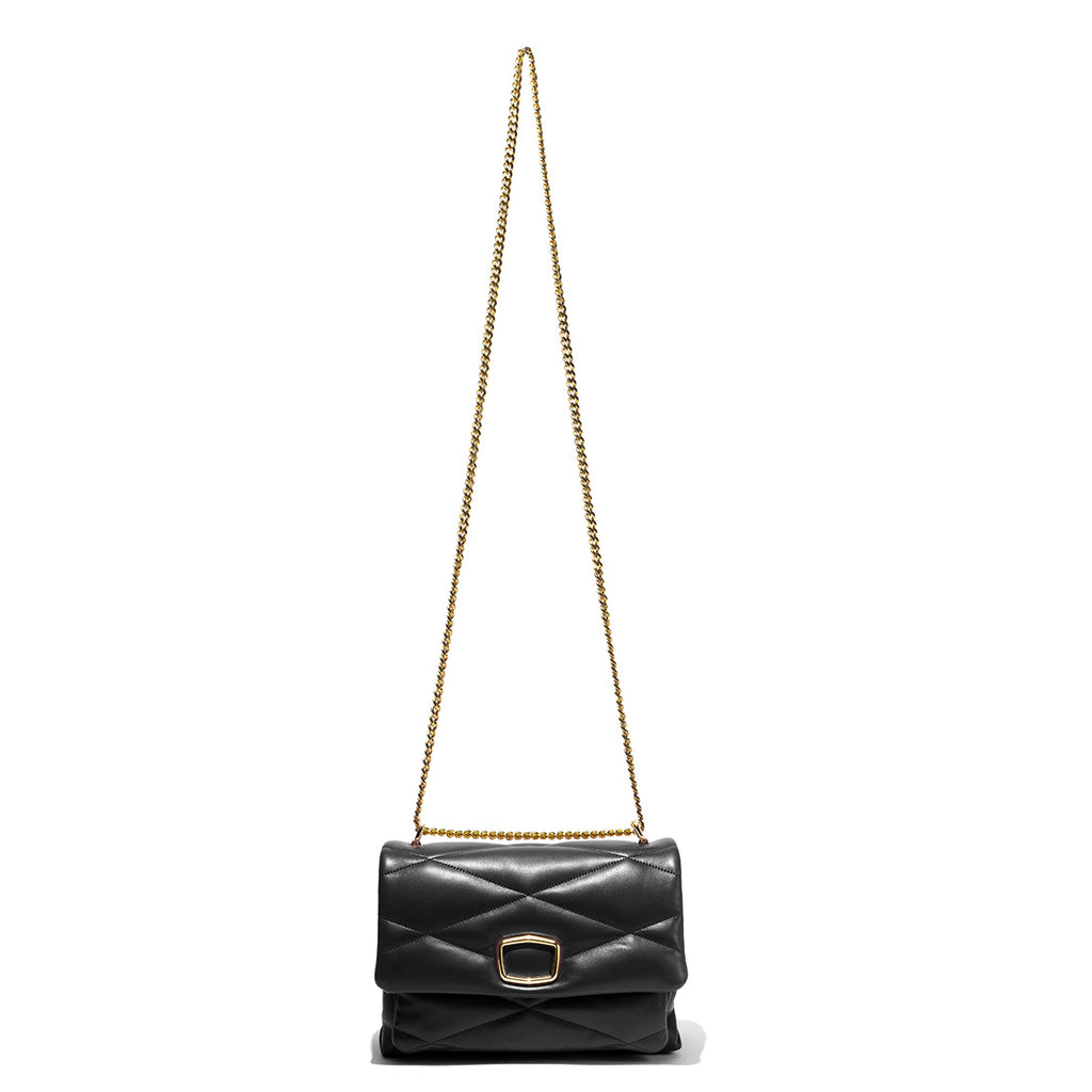 Carré On Medium Pelle Nera