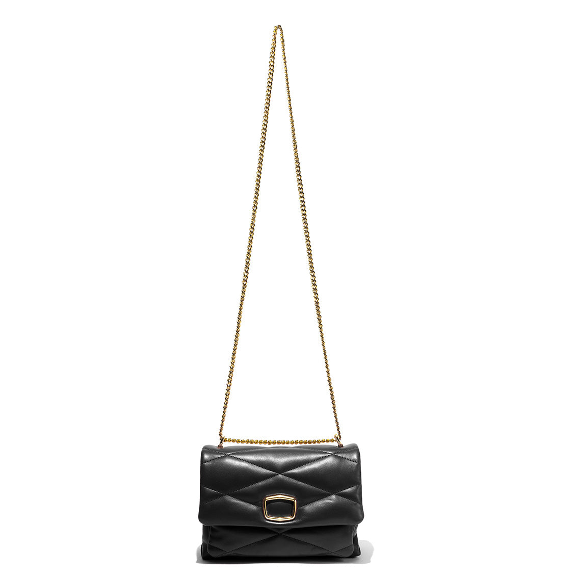 Carré On Medium Pelle Nera