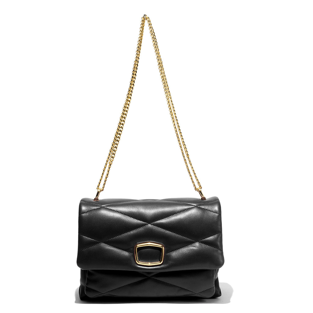 Carré On Medium Pelle Nera