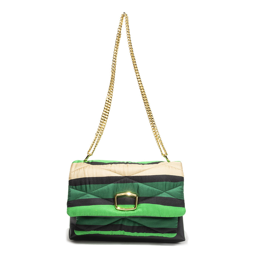 Carré On Medium Righe verdi