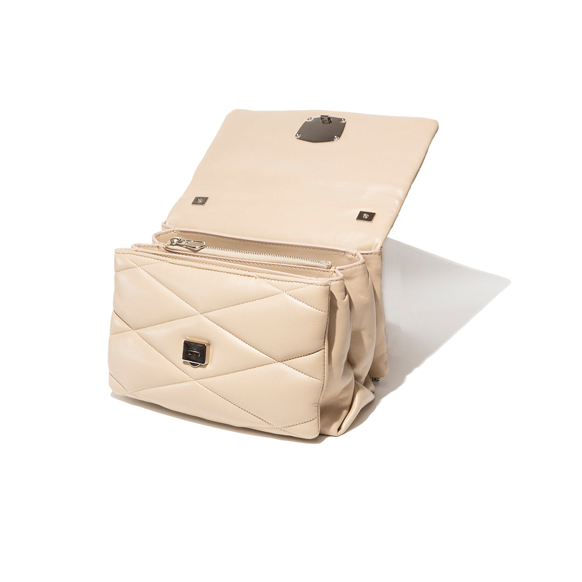 Carré On Medium Pelle Beige