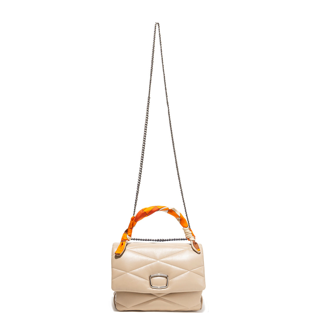 Carré On Medium Pelle Beige