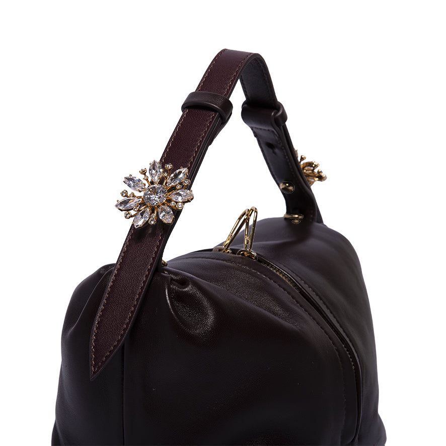 Cube Pelle Burgundy
