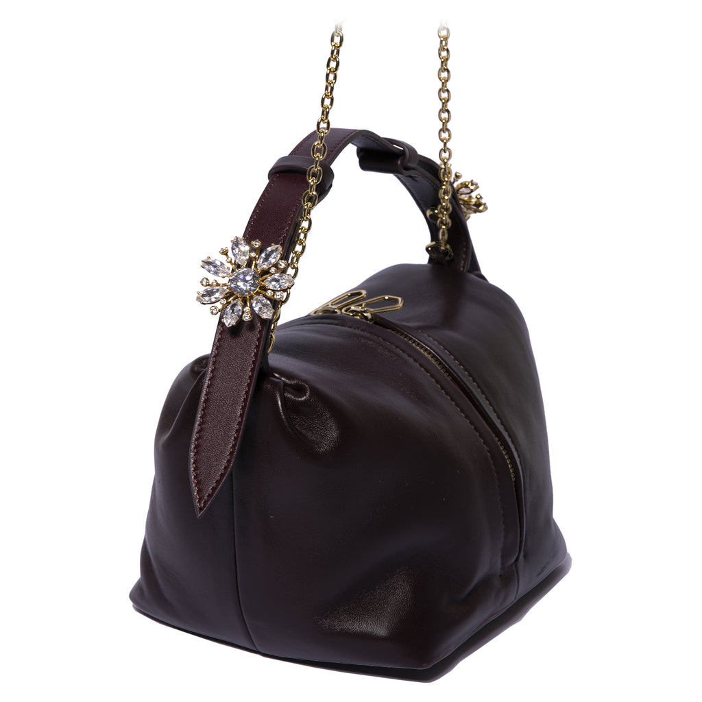 Cube Pelle Burgundy
