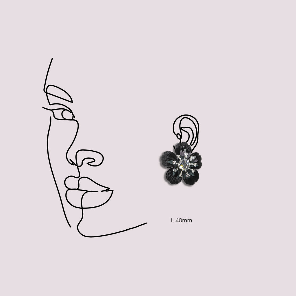 Earrings S Allegro pied-de-poule