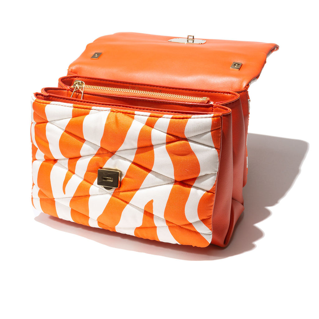Carré On Medium Orange animalier
