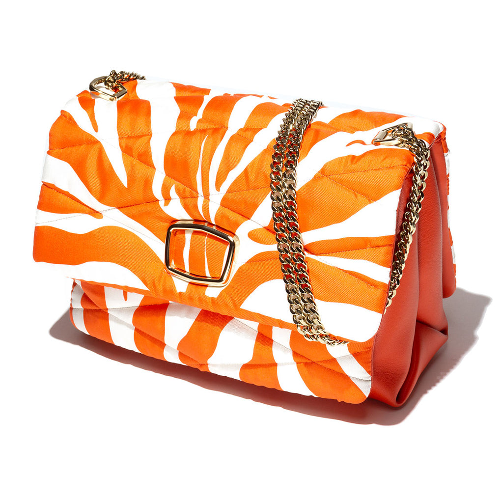 Carré On Medium Orange animalier