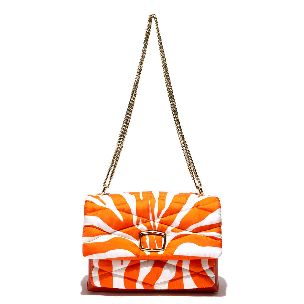 Carré On Medium Orange animalier