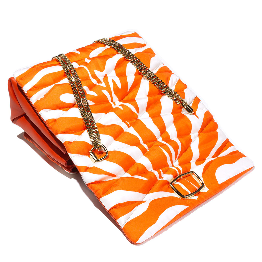 Carré On Medium Orange animalier
