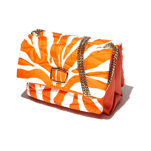 Carré On Medium Orange animalier