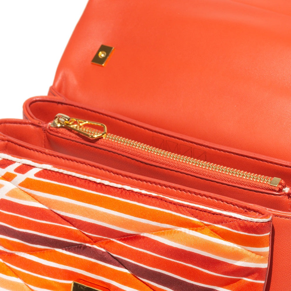 Carré On Medium Righe rosse