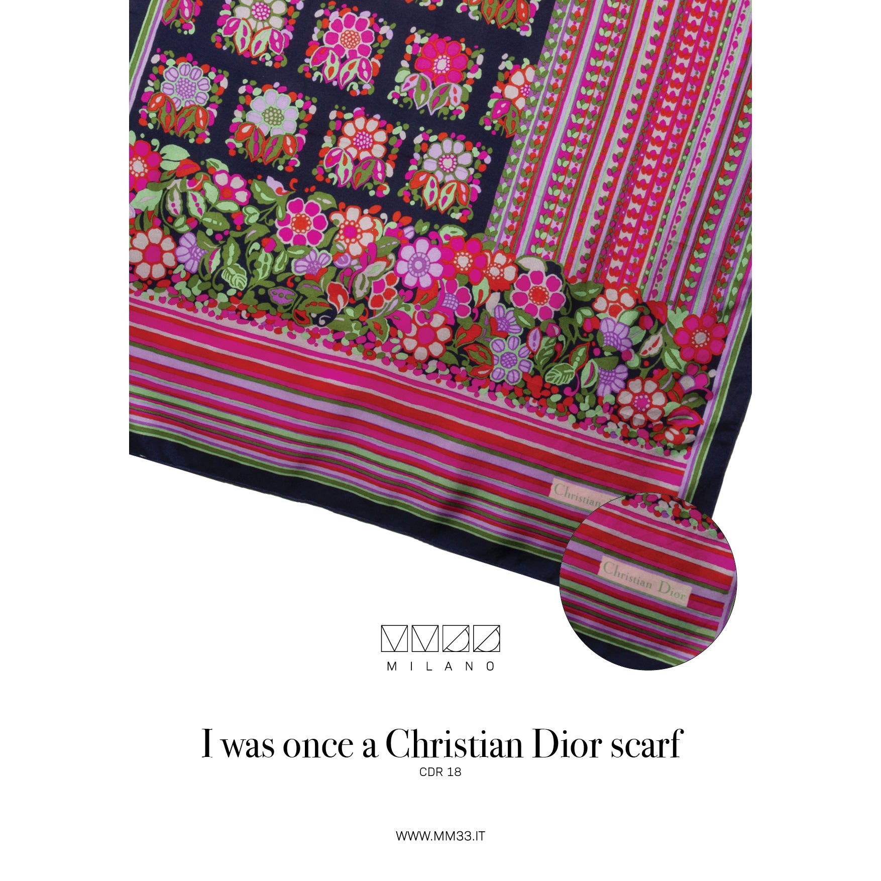 Carré On Medium Pattern fiorito