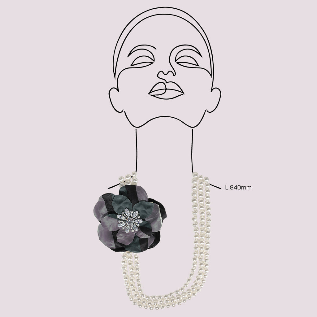 Necklace L Vanilla Noir