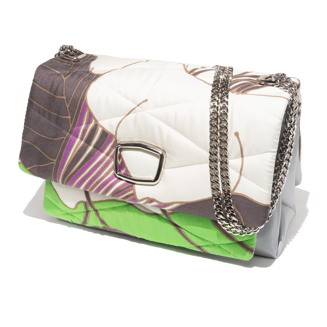 Carré On Medium Fiori d'argento