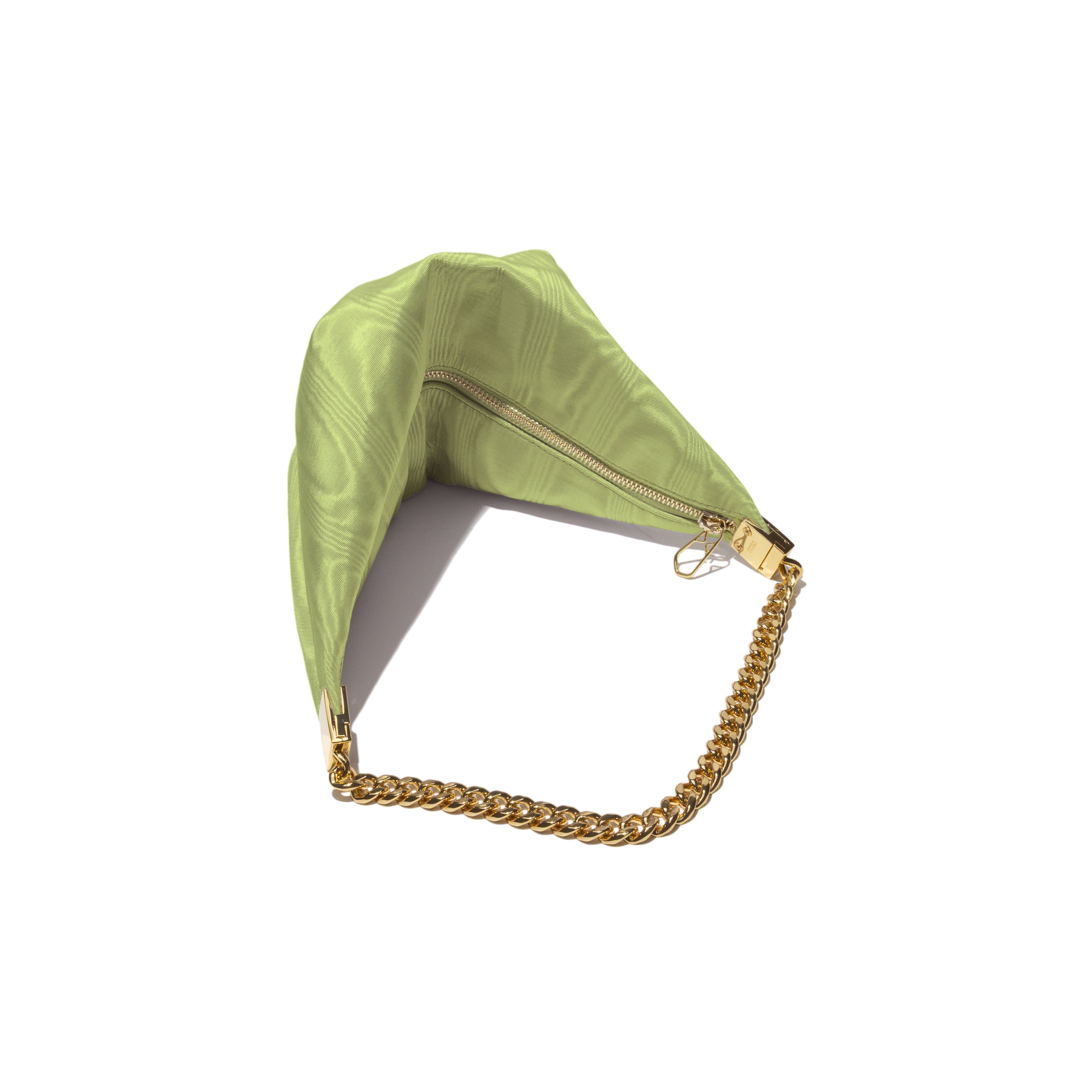 Pochette Moiré Lime